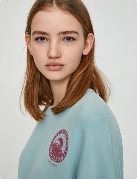 Wild Cosmos blue hoodie